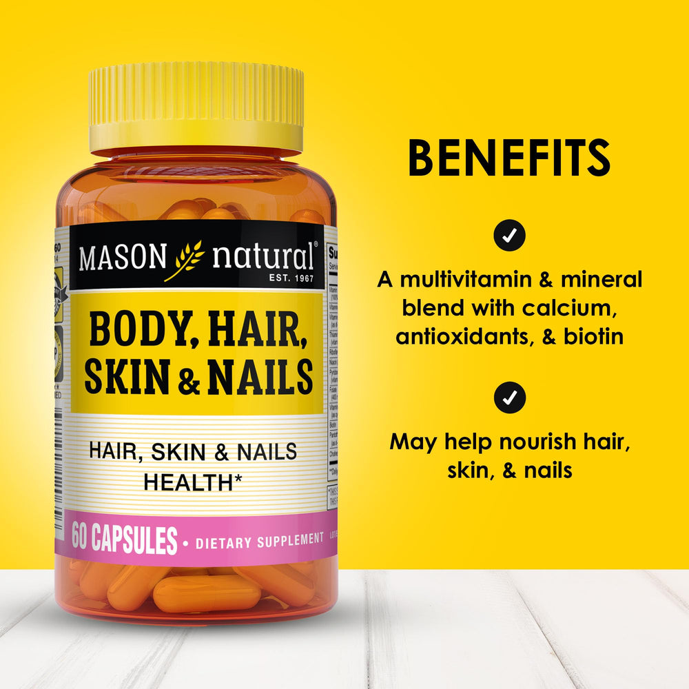 Mason Natural bottle with capsules