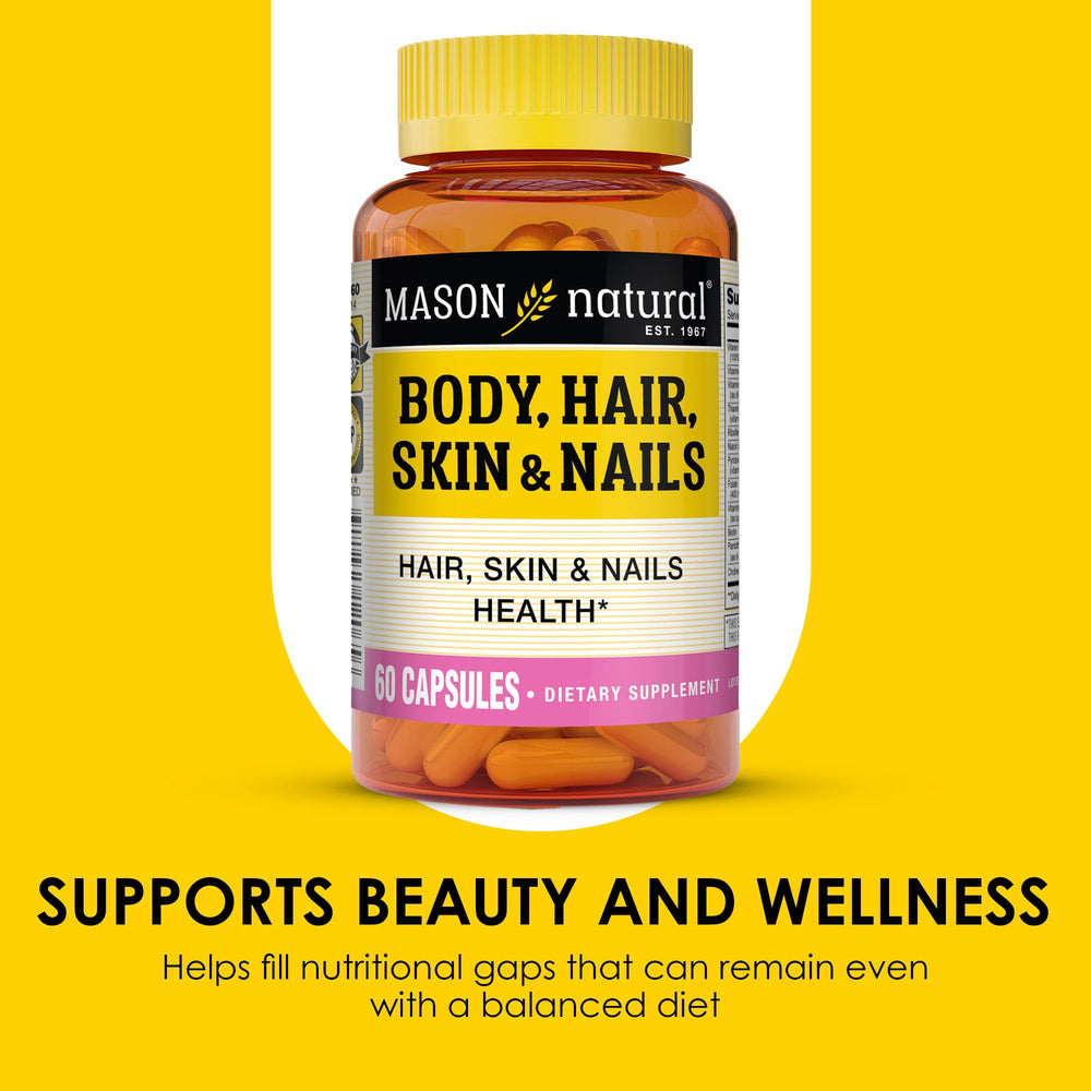 Hair and nails icon highlighting keratin support from biotin