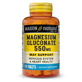 Bottle image of Mason Natural Magnesium Gluconate 550 mg