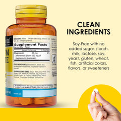 An easy-to-swallow magnesium tablet being taken daily