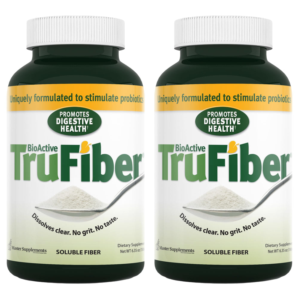 Front view of TruFiber 6.35 oz bottle in a two-pack