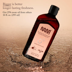 Alcohol-free and fluoride-free oil pulling formula label