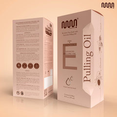 10 oz bottle packaging of MasterMedi Coconut & Peppermint Oil Pulling Mouthwash