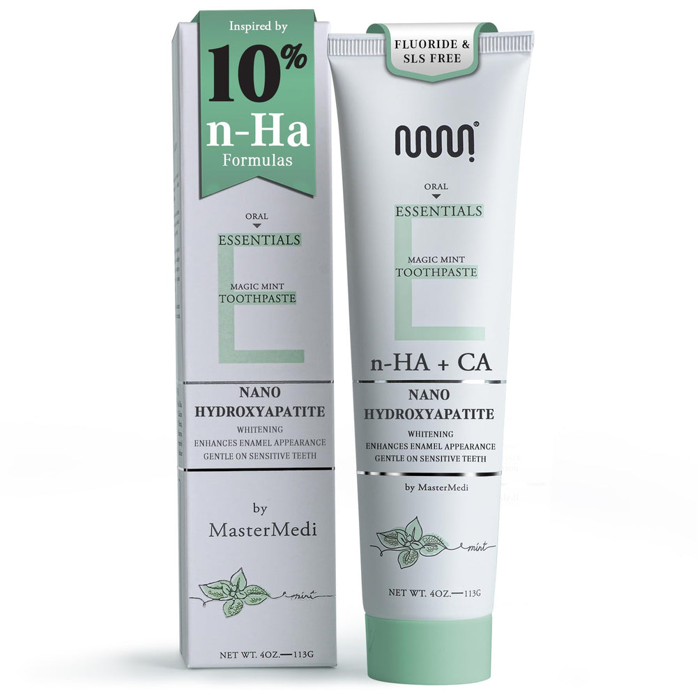MasterMedi Nano Hydroxyapatite Toothpaste packaging and tube