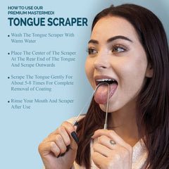 Dishwasher-safe medical-grade tongue cleaner for hygiene
