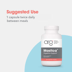 Serving tray with Mastica Gum Capsules