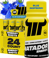 MATADOR energy shot bottle offers compact, sugar-free caffeine for steady energy.