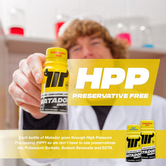 User on the go takes MATADOR shot during commute.