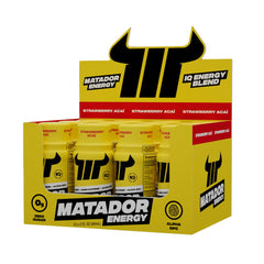 MATADOR energy shot bottle top view for on-the-go focus and energy
