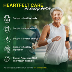 Nutrition facts panel on Matcha Burn Drops label