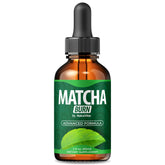 Hero shot of Matcha Burn Drops bottle with label