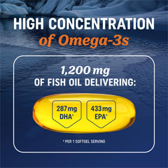 MAV Nutrition Omega-3 bottle pour promotes easy intake with minimal aftertaste.