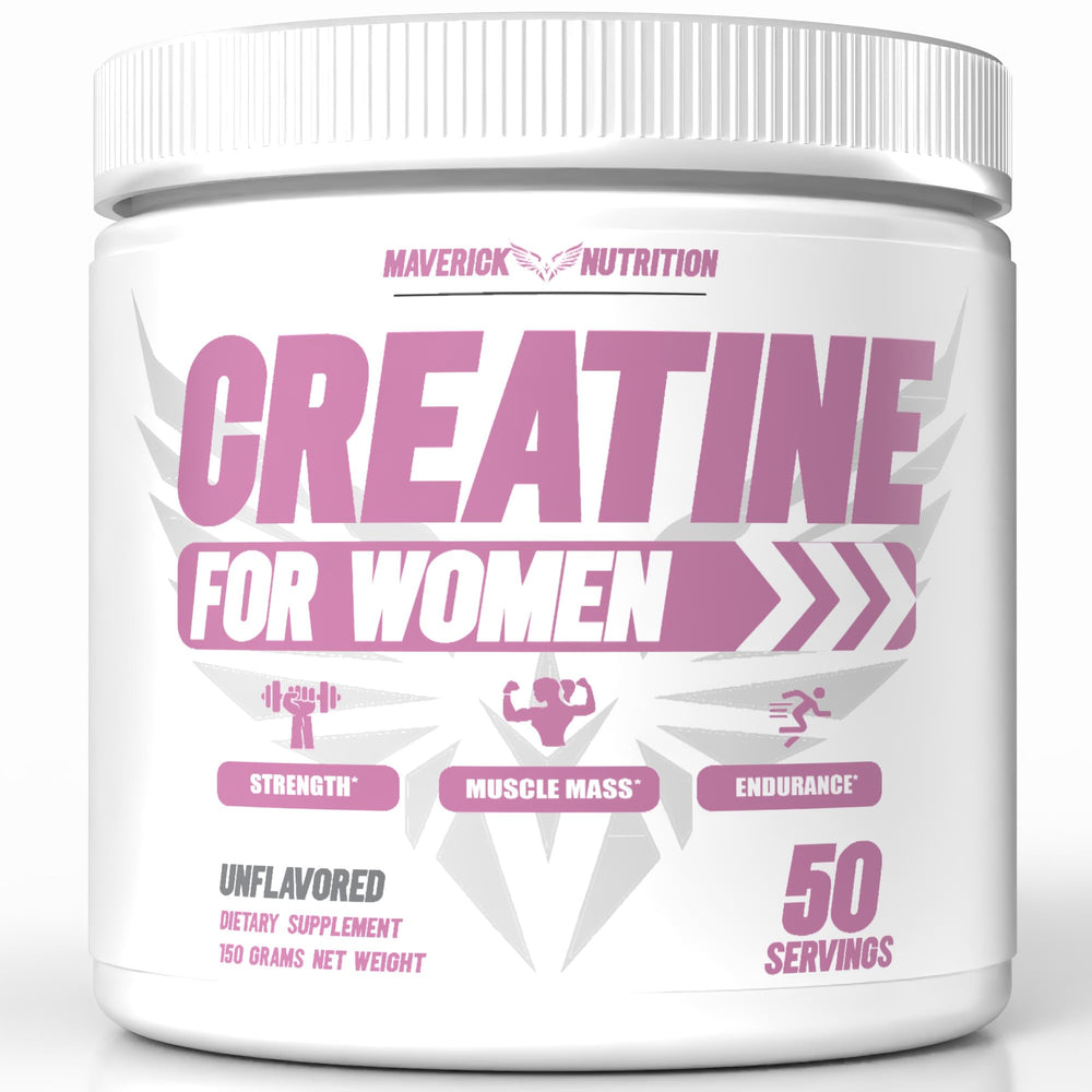 Maverick Nutrition Creatine for Women bottle label