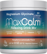 Max Calm Raspberry Lemonade 8 oz front packaging
