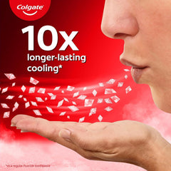 Illustration of long-lasting fresh breath with spicy menthol flavor