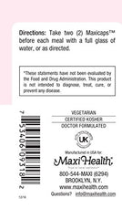Maxi Health producto en cocina con botella de agua, ideal para rutina diaria saludable