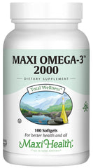 Maxi Health Omega-3 2000mg fish oil bottle