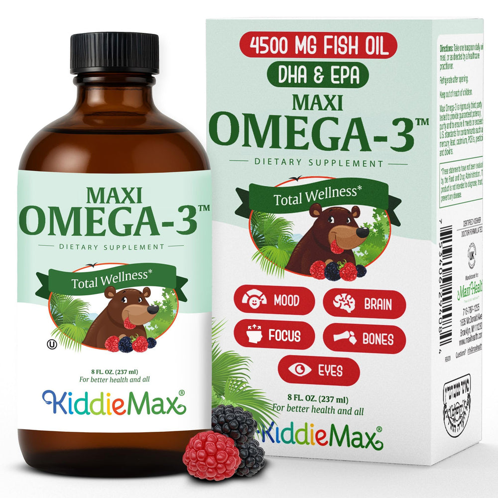 Maxi Health Omega-3 for Kids 8 oz bottle