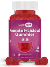 Maxi Health Organic Prenatal Gummies cherry flavor - 60 count