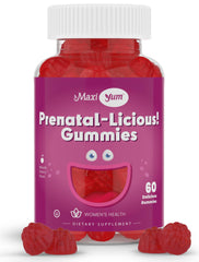 Maxi Health Organic Prenatal Gummies cherry flavor - 60 count