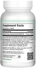 Non-GMO emblem on Maxi Health Vitamin D3