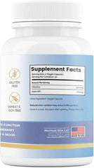 Back view of the Maximize Within Alpha GPC + Citicoline bottle