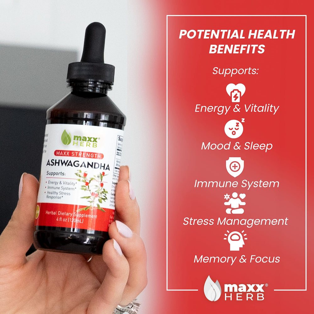 Ingredients: Ashwagandha Root, Purified Water, Glycerin