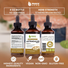 Ingredients: astragalus root, glycerin, purified water, citric acid