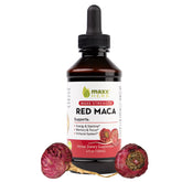 Front view of Maxx Herb Red Maca Liquid Drops 4 oz bottle