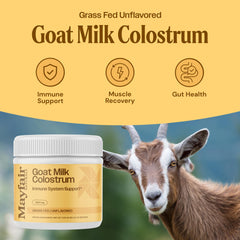 Close-up of grass-fed goats illustrating the source of colostrum powder