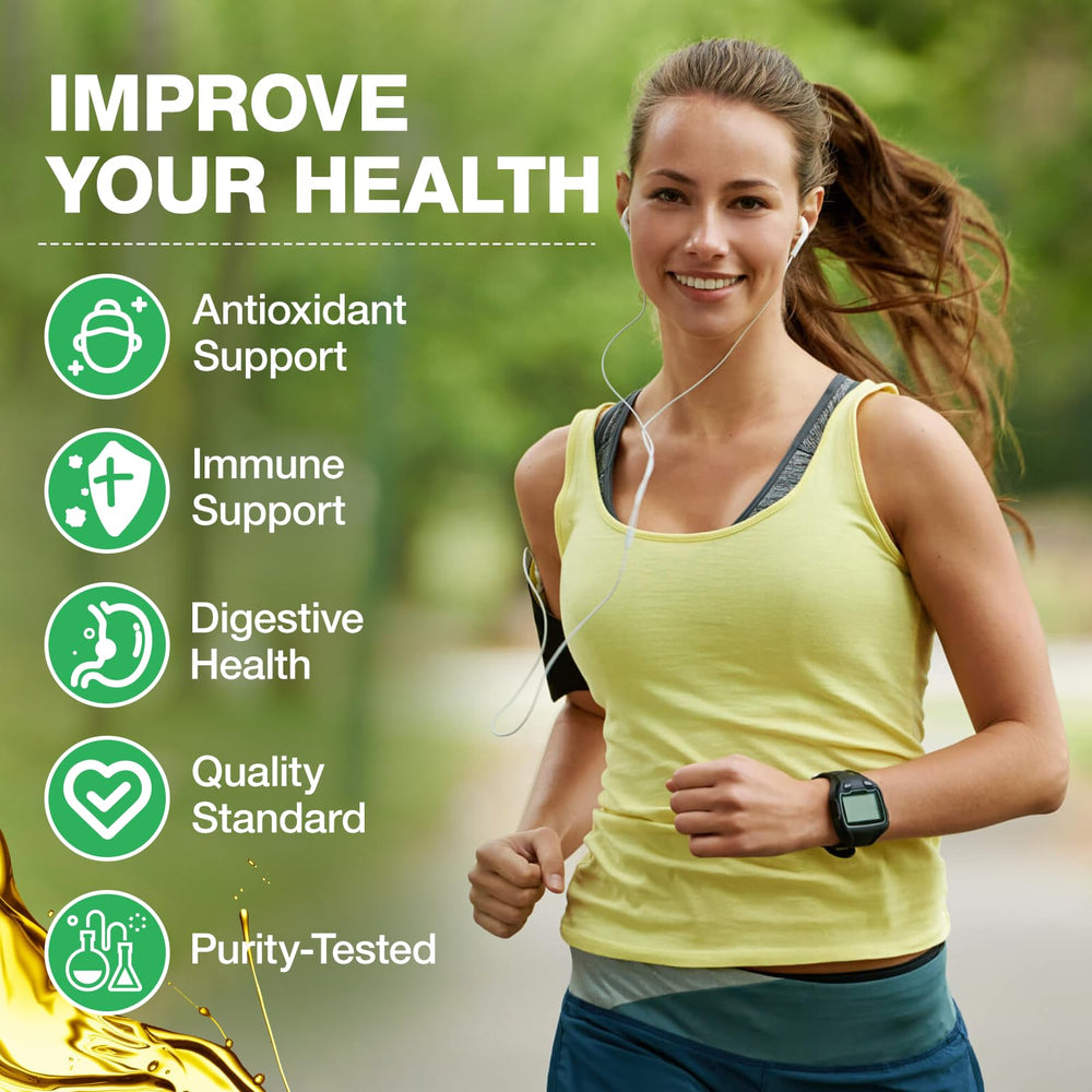 Oregano oil extract capsule label highlighting carvacrol content