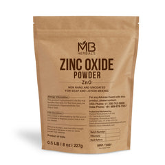 MB Herbals Zinc Oxide Powder 8 oz container - front view