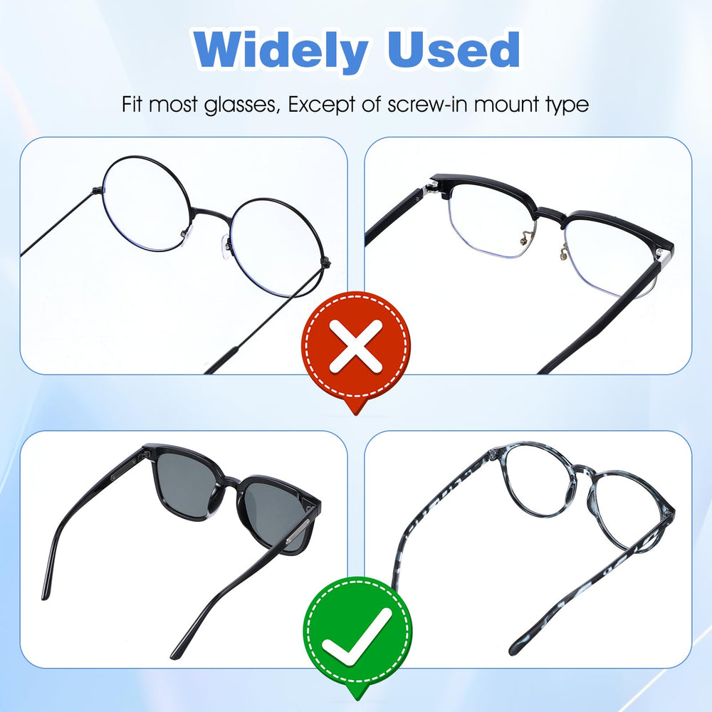 Easy stick-on installation on clean frames