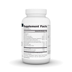 Back label of MBP Osteo bottle showing ingredients and warnings.