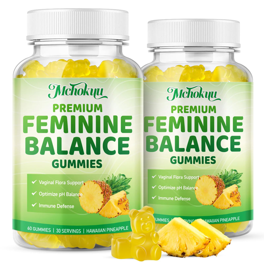 Mchokuu Feminine Balance Gummies bottle front