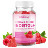 Mchokuu Myo-Inositol & D-Chiro Inositol gummies raspberry flavor bottle