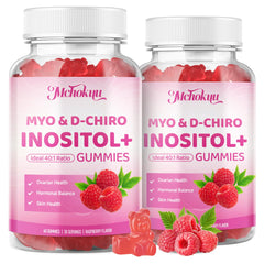 Illustration of women's health with inositol gummies