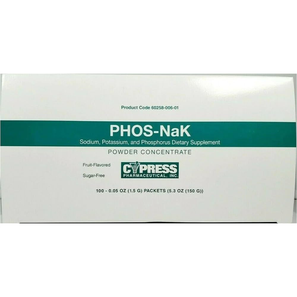 PHOS-NaK Powder Concentrate Packet Fruit Flavor - Cypress Pharmaceutical
