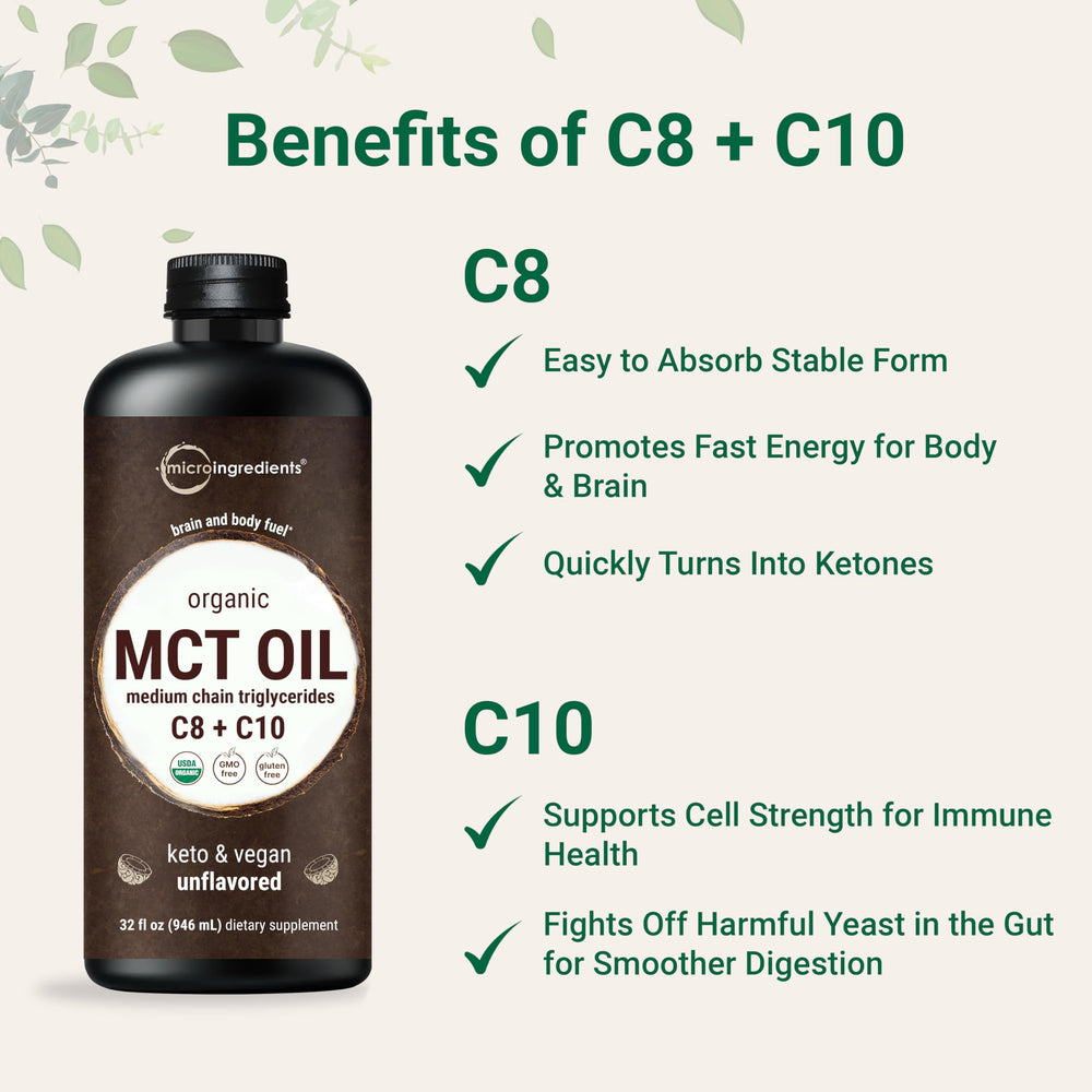 MCT Oil added to coffee for keto energy