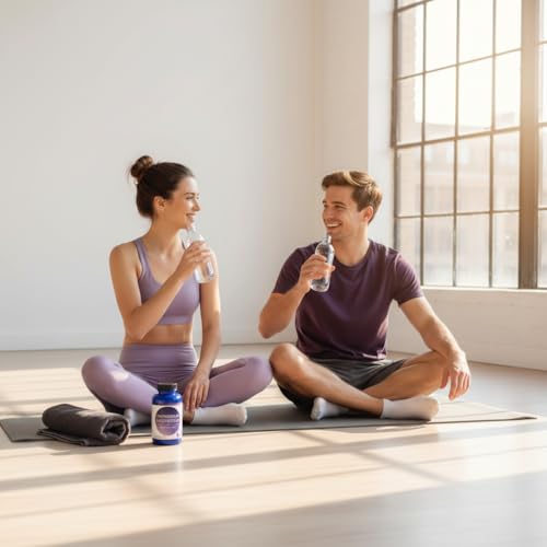 Graphic showing benefits: muscle function and nervous system support