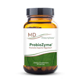 MD Prescriptives ProbioZyme bottle with label showing vegetarian digestive enzymes