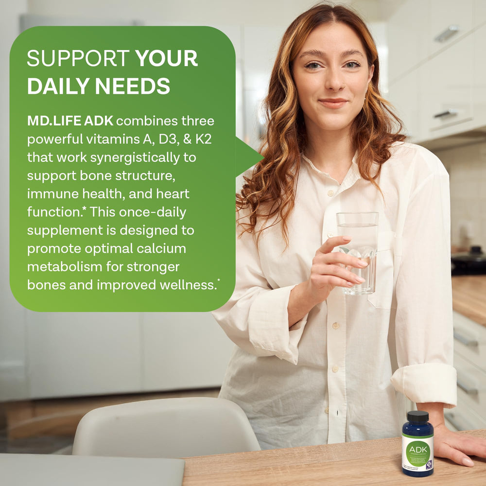 High absorption ADK formula in vegan capsules