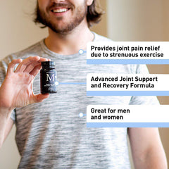 Turmeric Extract graphic shown on Mdrive Joint Support packaging