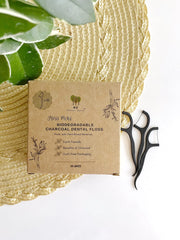Me Mother Earth eco-friendly floss picks with natural materials