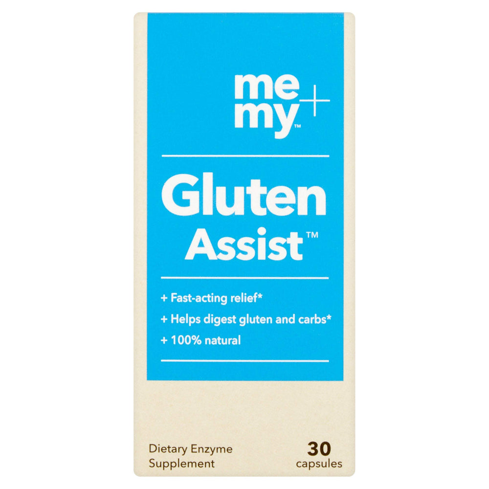 Me + My Gluten Assist packaging and label details