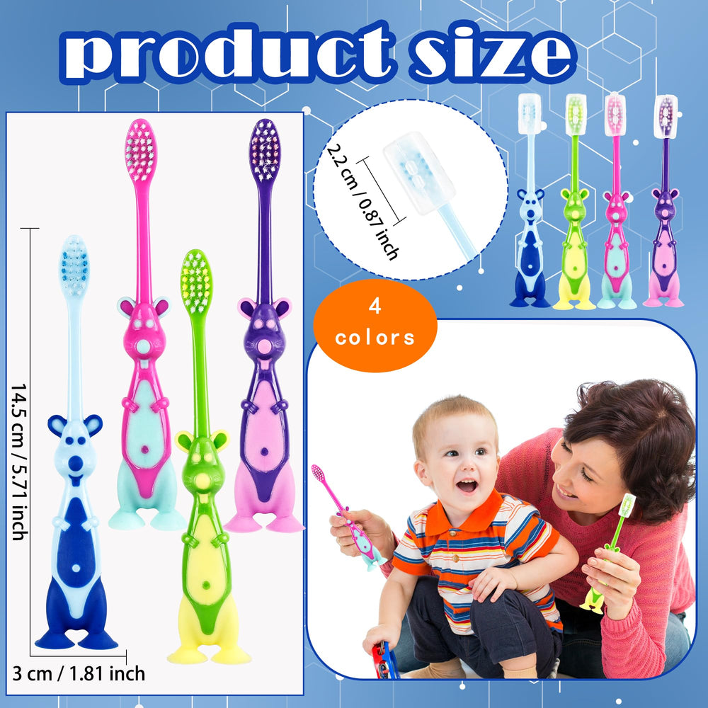 120-pack of individually wrapped children's toothbrushes with covers
