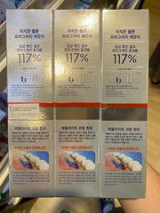 Whitening toothpaste 3-pack with fresh citrus floral mint scent