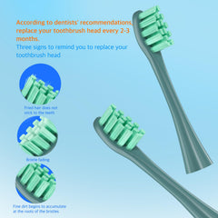 Individually sealed replacement heads with hygienic caps