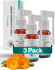 MediLisk Lung Cleansing Spray bottle with packaging