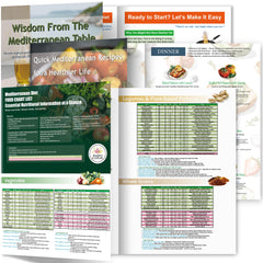 Mediterranean diet food list chart